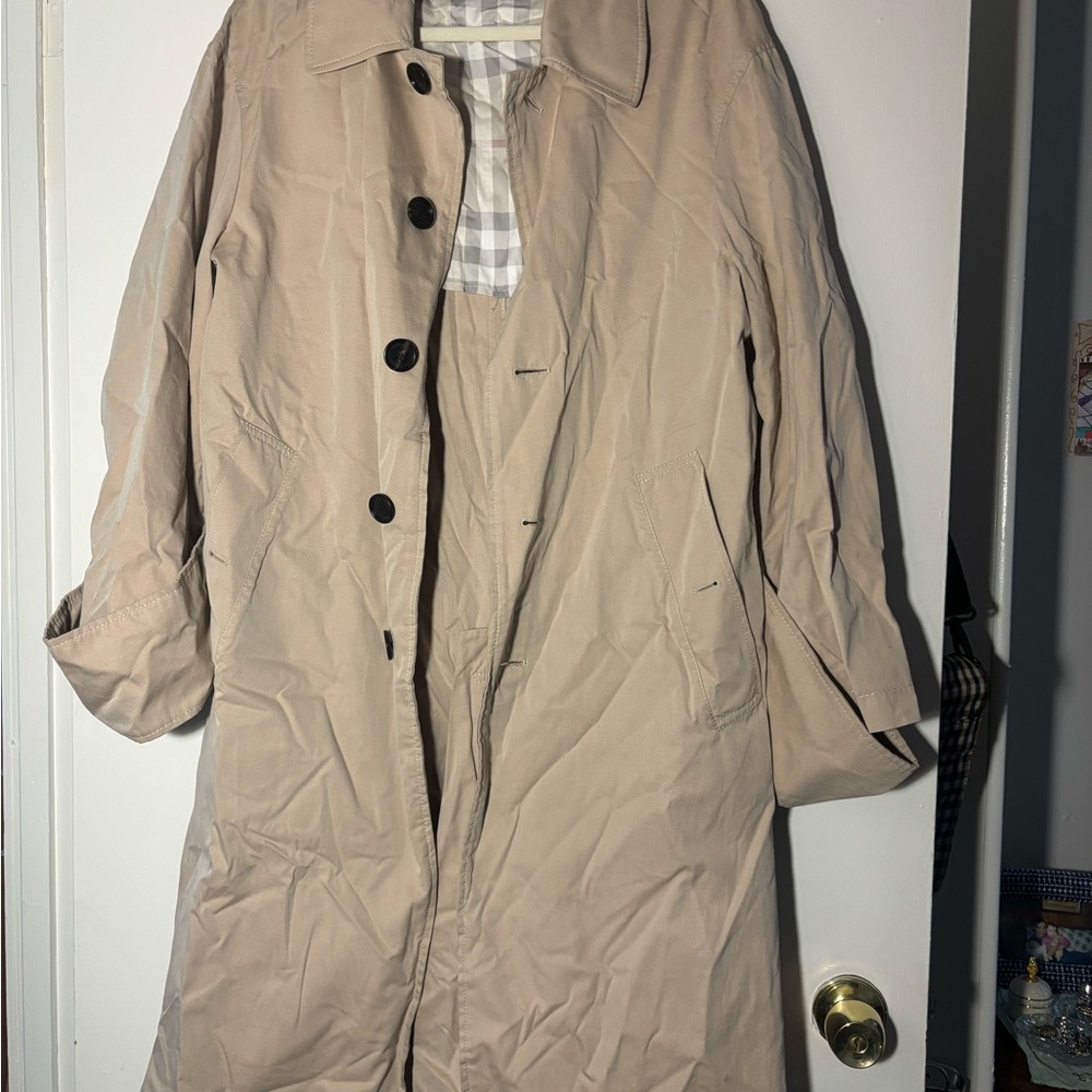 Burberry Tan Trench Coat